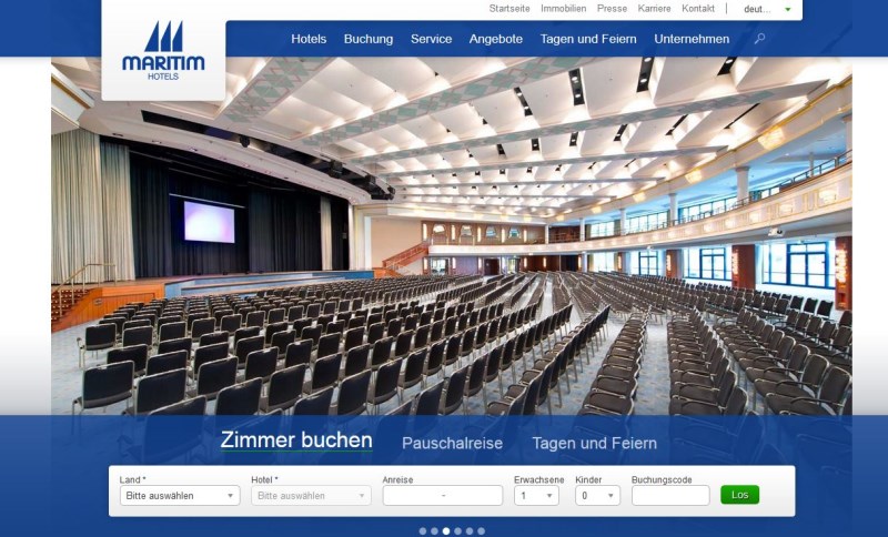 Neuer Webauftritt der MARITIM Hotels