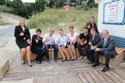 Das Team des Steigenberger Grandhotel and Spa in Heringsdorf begrüßte die neuen Auszubildenden